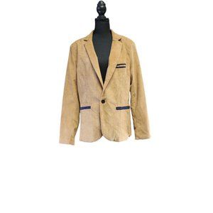 Whatless /(Size M) /Corduroy Blazer (faux chest pocket - full hip pockets)